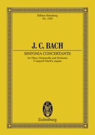 Bach: Sinfonia concertante in F major (Study Score) published by Eulenburg